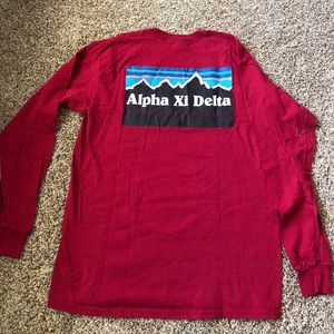 Long Sleeve Alpha Xi Delta shirt